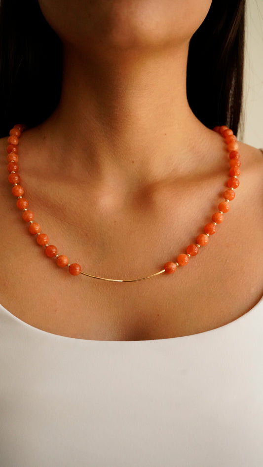 collar atardecer