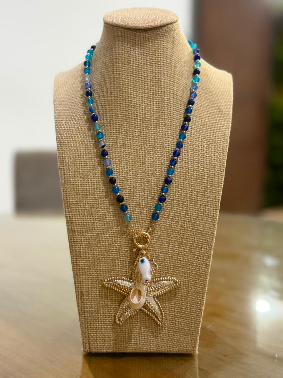 Collar Marea Azul